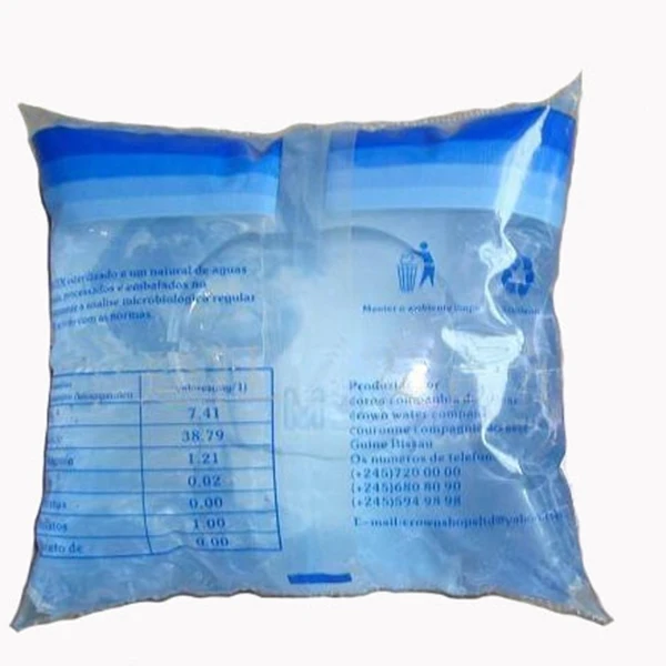 custom printed sachet water roll film packaging