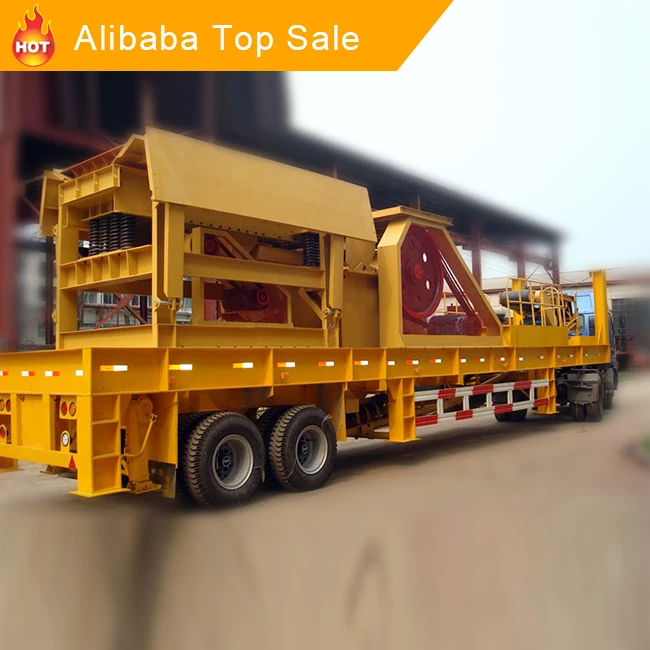 Production Line Station China Track Crush Plant Mobile Jaw Crusher