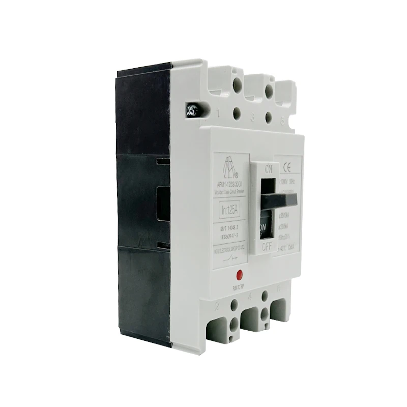 APM1-125S 3300 Hot Selling Cheap Custom 100a 125a 250a 3Pole 4 Pole MCCB Molded Case Circuit Breaker
