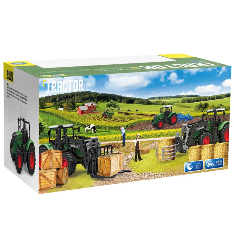 Factory Supply Toy Car For Kids Free Wheel Farmer Car Model Remote Car Toys