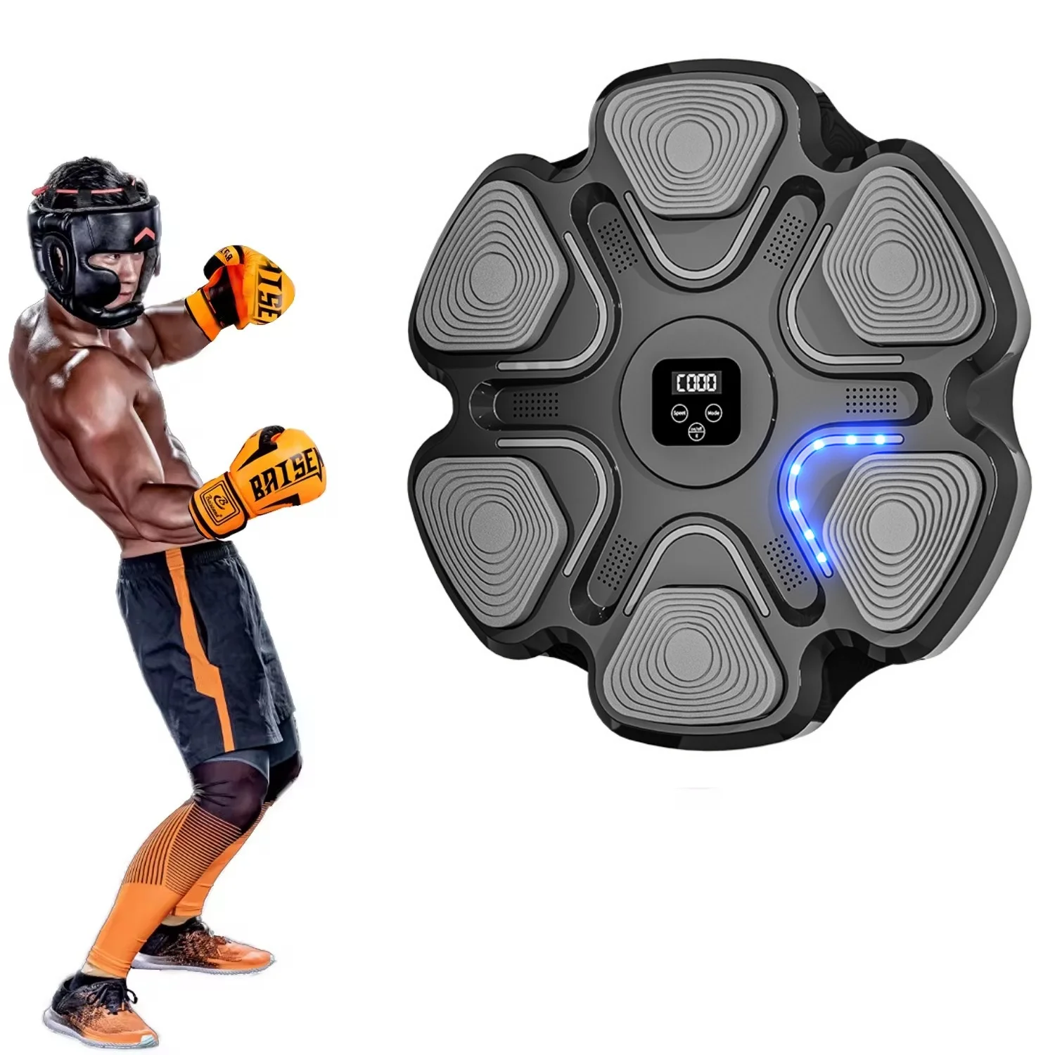 New Factory Smart Focus Agility Training Digital Boxing For adults Wall Target Smart Punching Training Music Boxing Machine