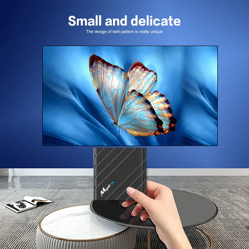 OEM Original Amlogic S905W2 Quad Core Internet TV Box Free Channels Myair IPTV TV Box Android 11