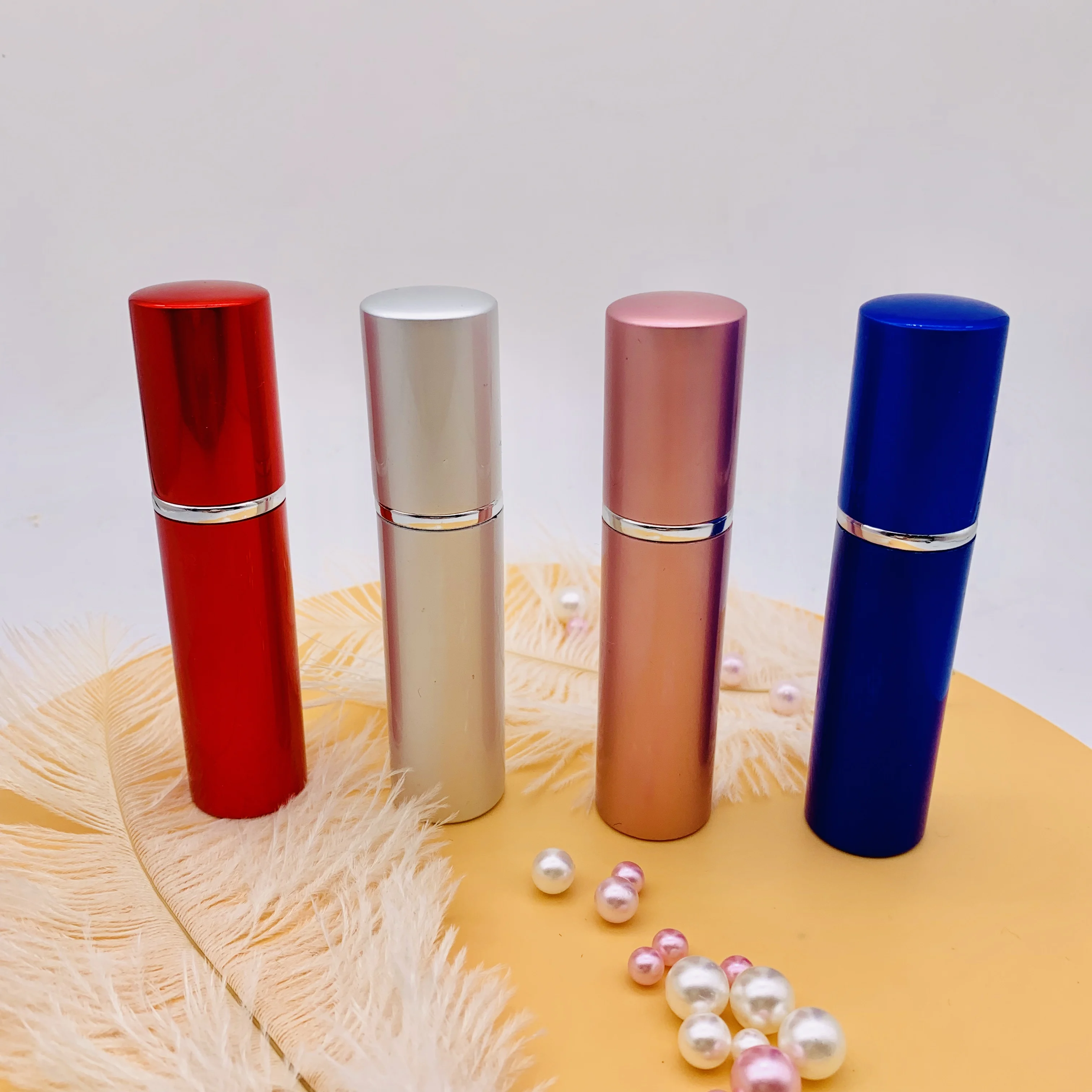 Aluminium Perfume Atomizer 10ml Fine Mist Spray Bottle Colored Perfume Atomizer