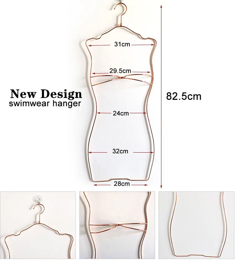 China Supplier Top Sale Black swimwear  body shape full body hanger