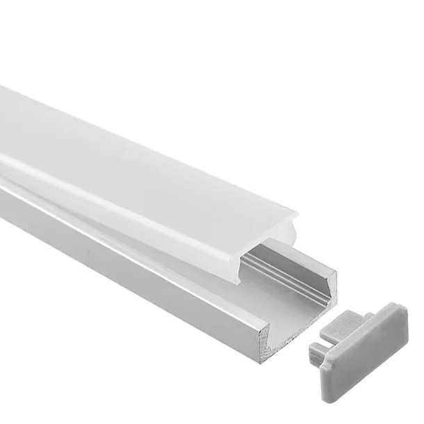 GL-1102-1 LED Aluminum Profile W16*H6mm Small Linear Lights For Kitchen Living Room Home U Shape LED Strip Profile