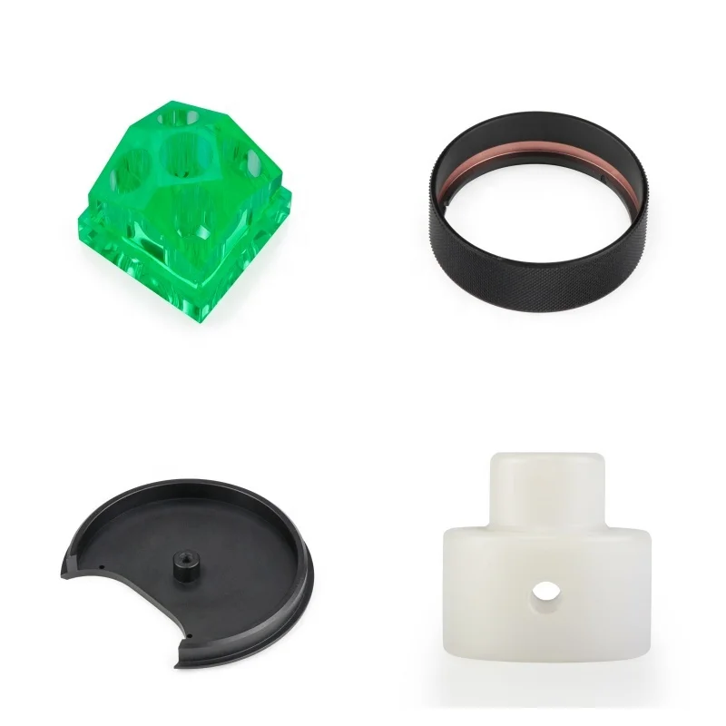 ptfe prototype machining lathe plastic cnc parts precision custom machining service plastic pom cnc machining