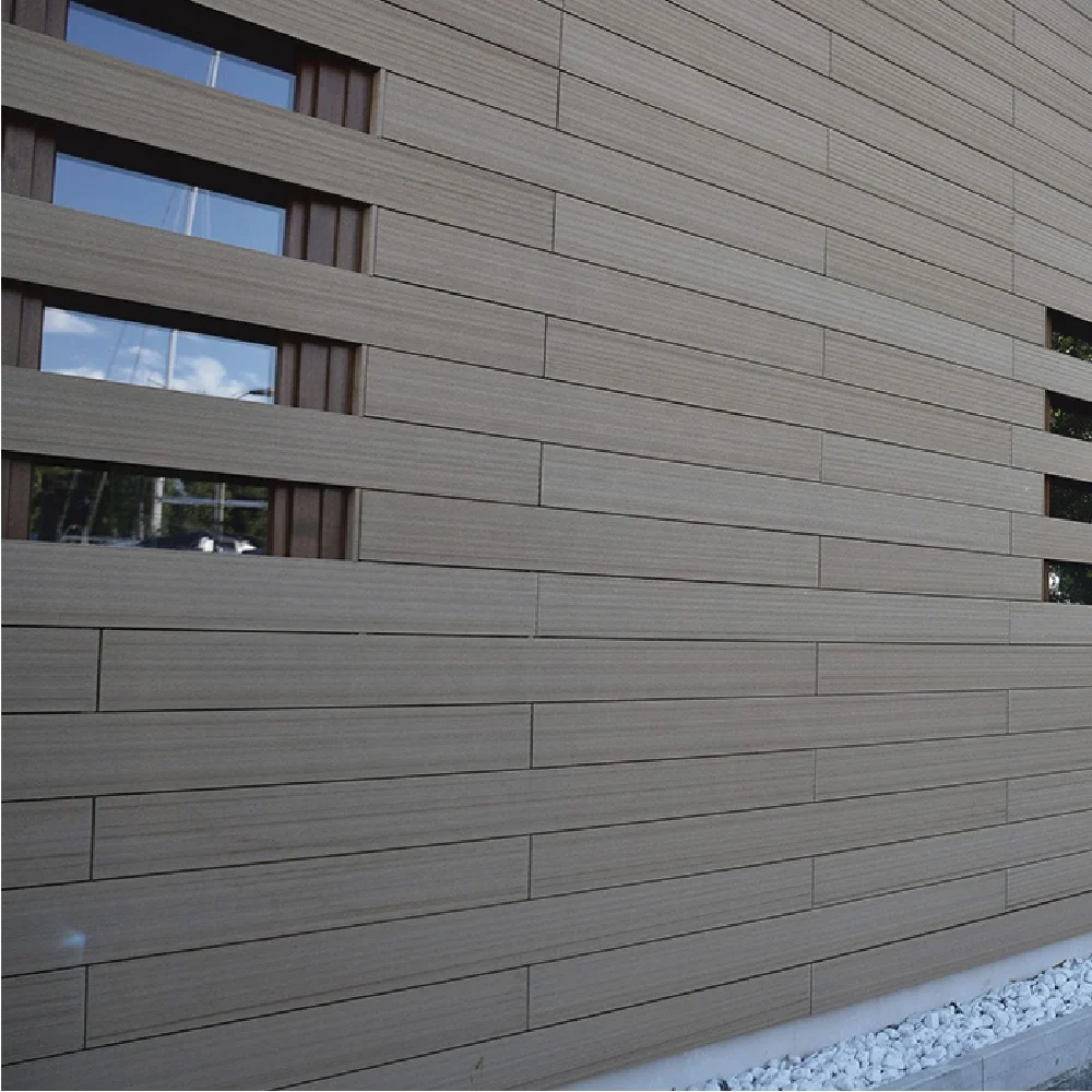 Partition OEM Exterior Wall Board Embossing Brick Cladding Uv Resistance Decorative External Wpc Panel