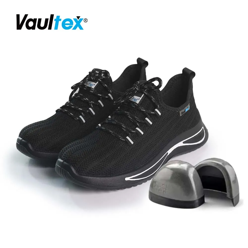 Vaultex Fashion Outdoor Shoes Lightweight Steel Working Footwear Anti-smashing Plastic Toe Shoes Safety