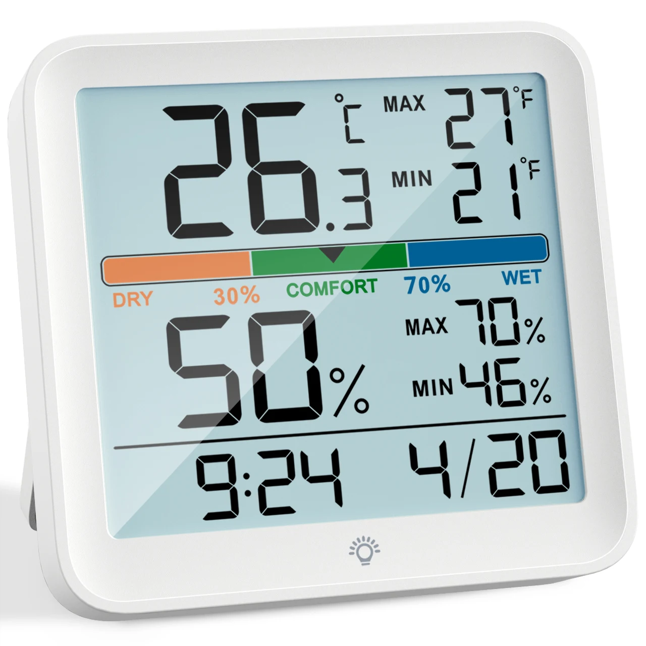 YGH5275WIFI tuya wifi hygrometer thermometer wireless weather station temperature sensor indoor digital hygrometer thermometer