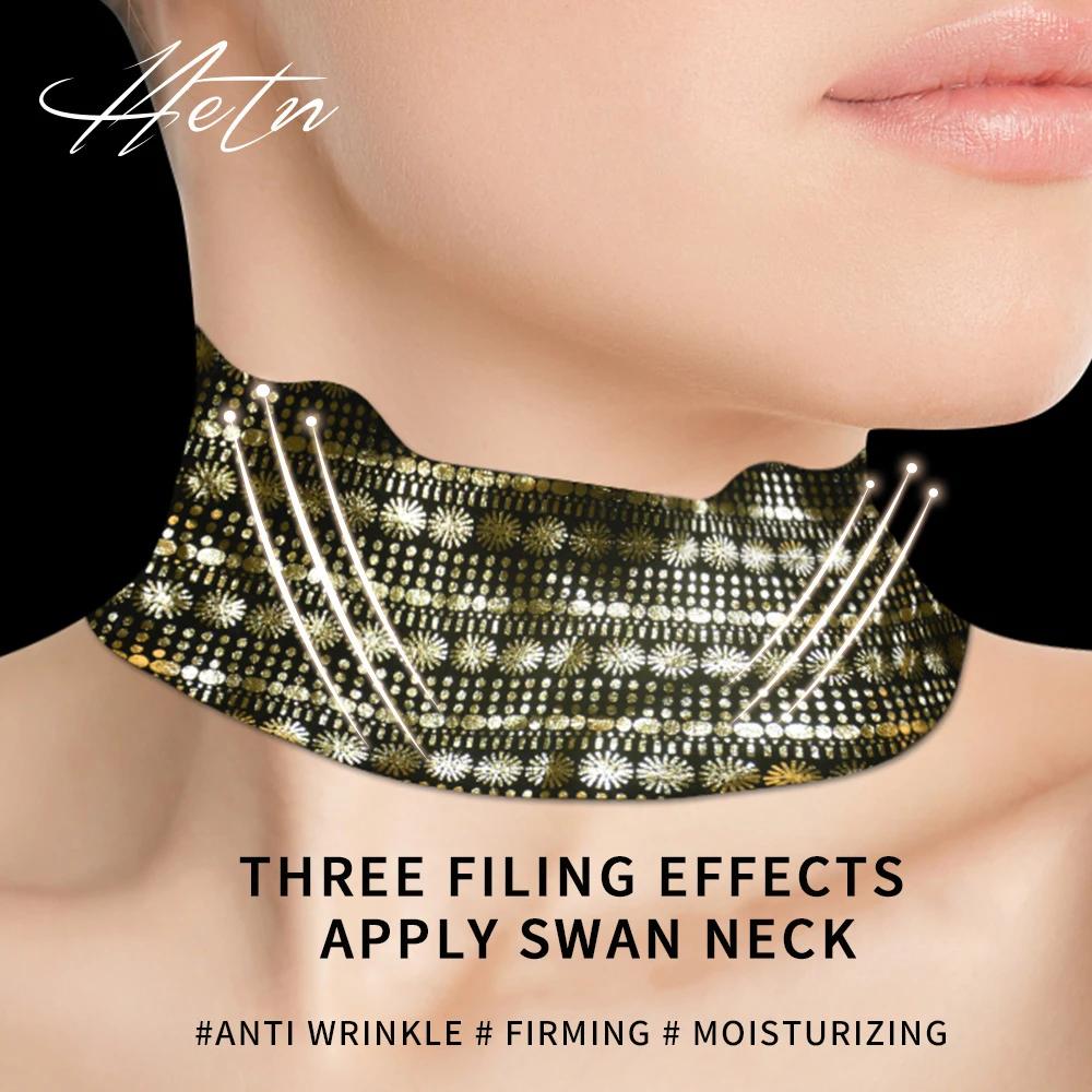 honeycomb neck pattern patch Moisturizing Anti Wrinkle Anti Aging hydrating fade neck lines neck nursing film patch