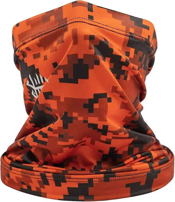 Custom Camo Printed UPF 50 Face Mask Face Cover Gator Best Sun Protection Neck Scarf Gaiter for Men Women Fishing Hiking Cycling