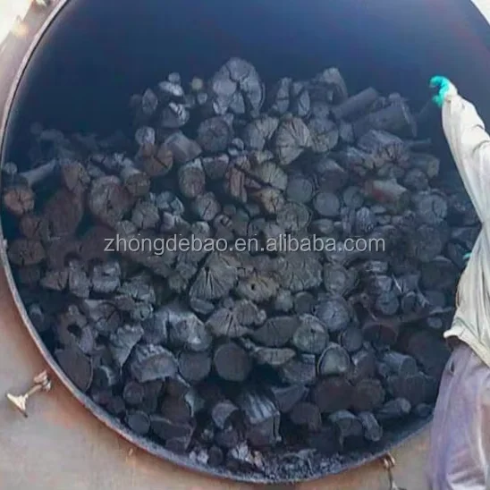 horizontal carbonization furnace sawdust carbonization making machine Activated charcoal making machine