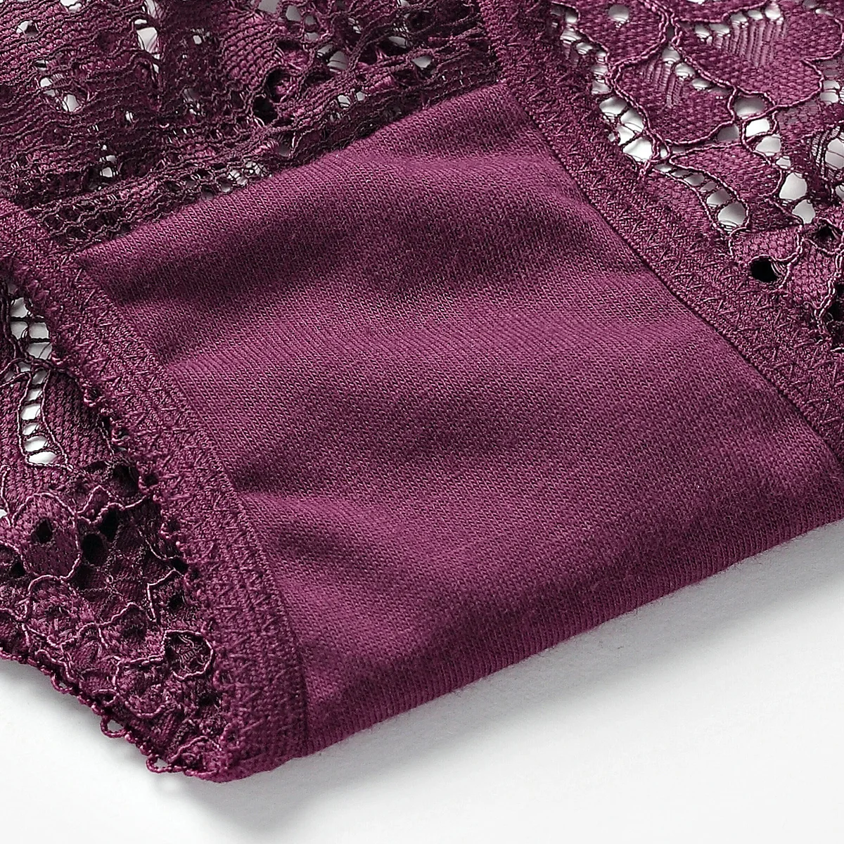 
Sexy lace bra suit Wire Free French bra with beautiful back and close underwear 