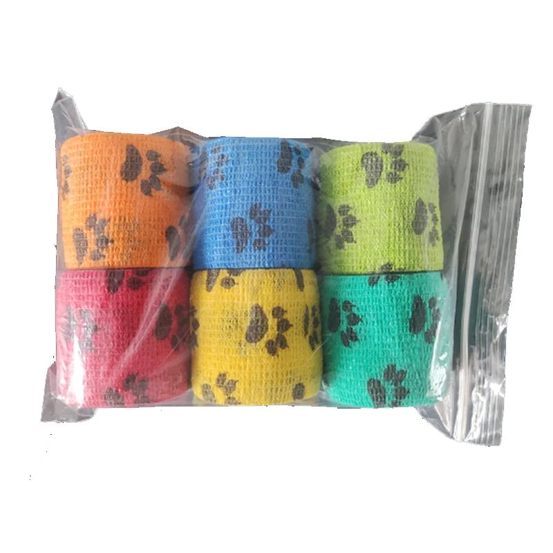 Outdoor exercise bandages cohesive high elastic camouflage pattern essential for field survival medical bandage