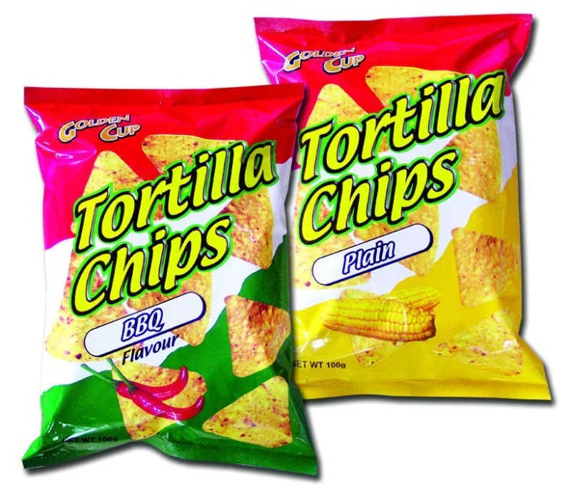 Customized Food Grade Packing Aluminum Foil Fin Seal Snack Plantain Banana Corn Tortilla Potato Chips Order Packing Bags