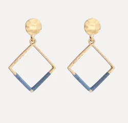 Retro Thick Heavy Block Earring Titanium Steel Geometric Earrings for Women 2021 hypoallergenic earrings minimalist