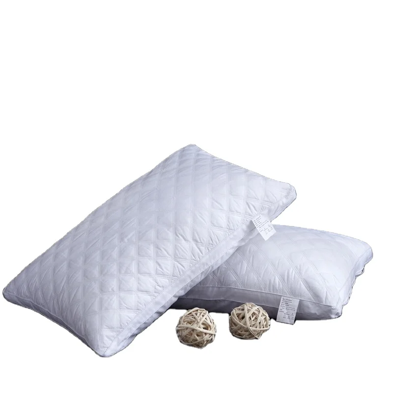 A pair of pure cotton pillow cores, a set of whole-home single hotel pillows