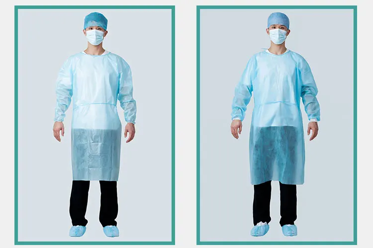 Rhycom factory wholesale hospital disposable isolation gown