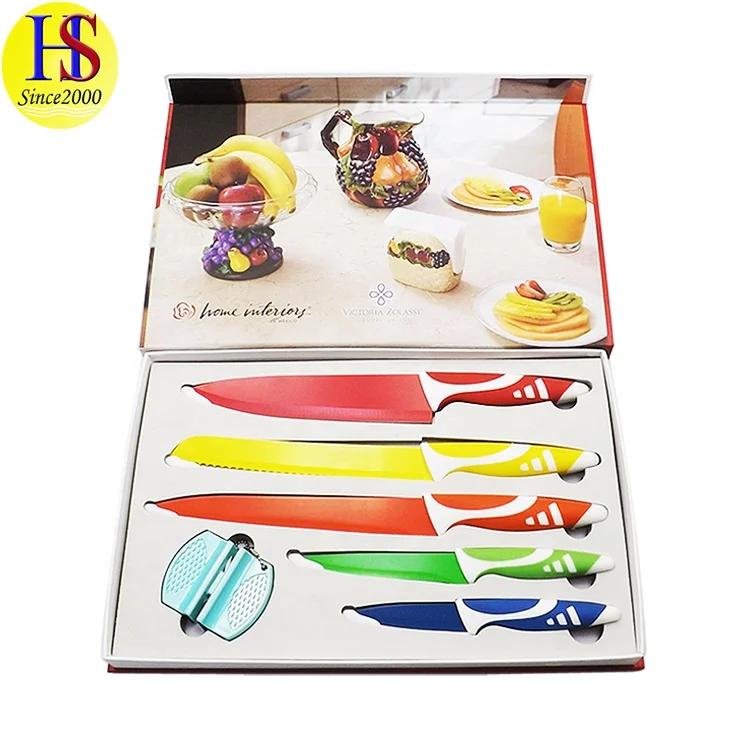 6 шт., набор ножей из нержавеющей стали