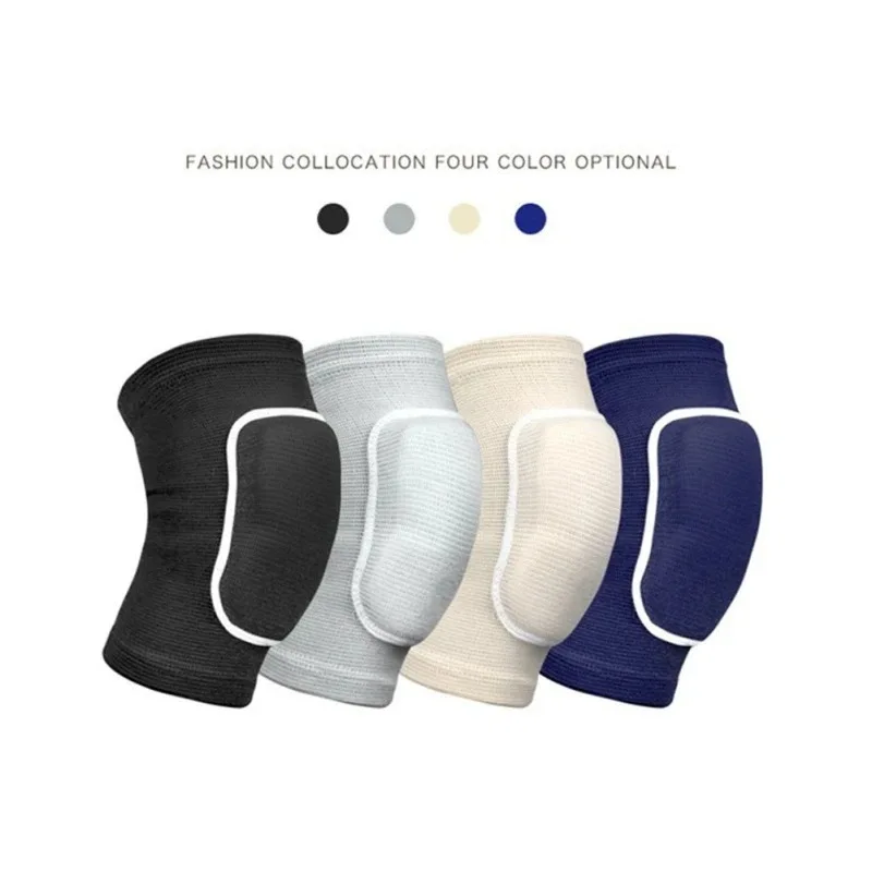 Custom Logo Universal Sports Youth Thick Sponge Yoga Dance Baseball Protective Compression Knee Pads Support