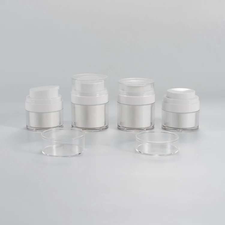 Custom White Airless Cream Pump Jar
