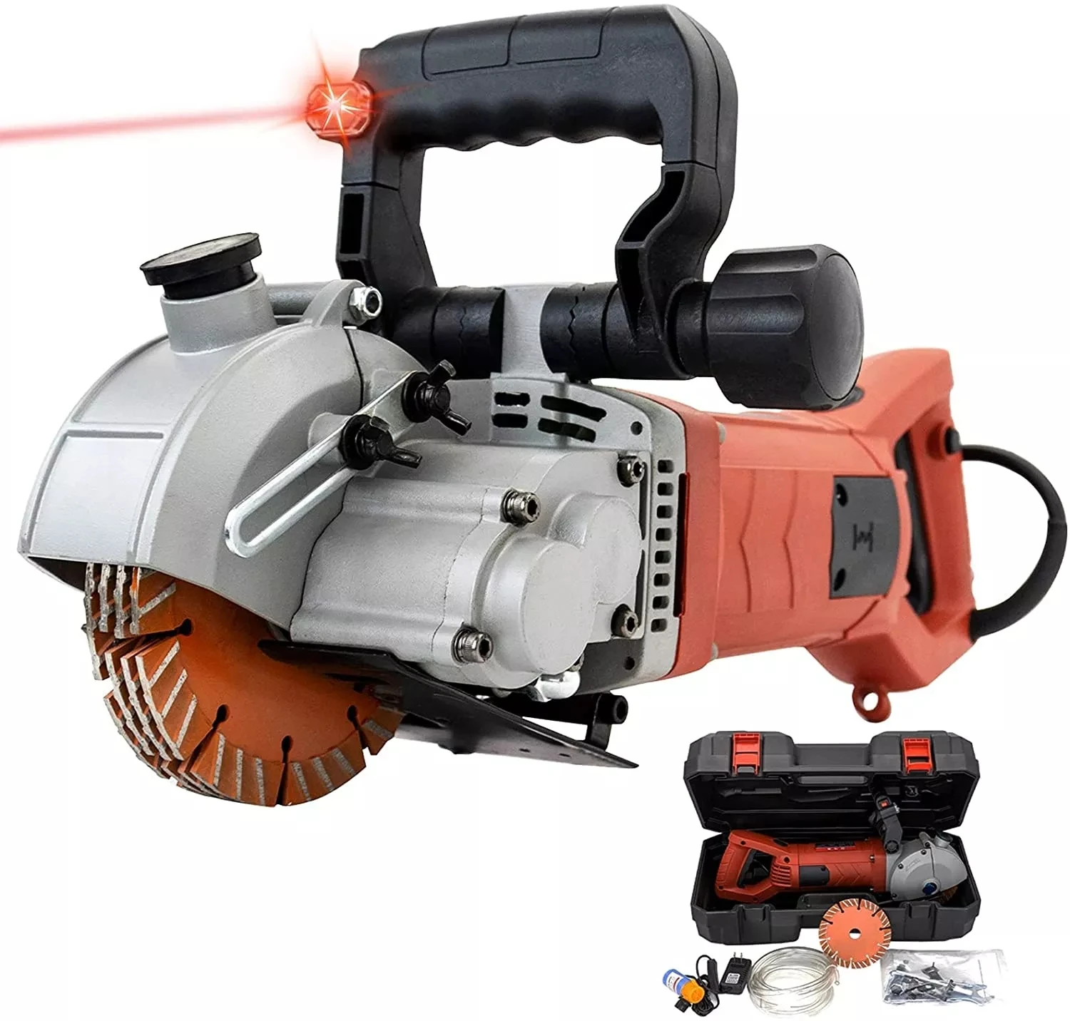 Многофункциональный станок для резки пазов, автоматический лазерный прицел, мощный станок для резки стен