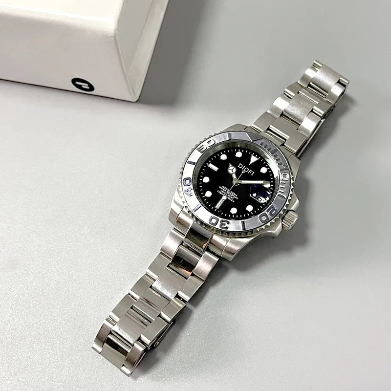 2023 new custom luxury fully automatic mechanical watch waterproof 100M sapphire crystal 904L men watch