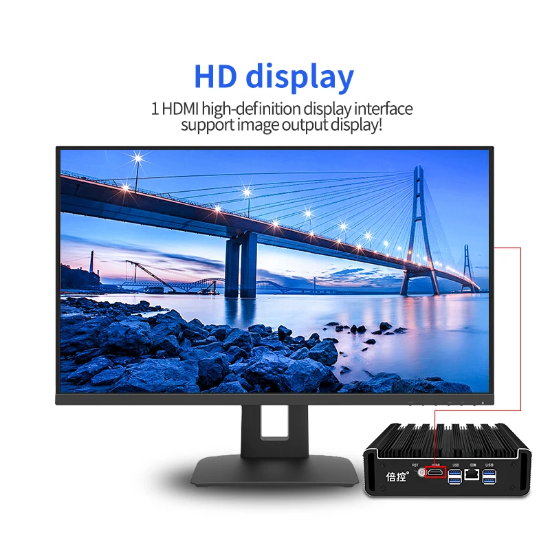 I7-8550U CPU 16 Гб DDR4 RAM pfsense vpn-мини ПК с 6 LAN