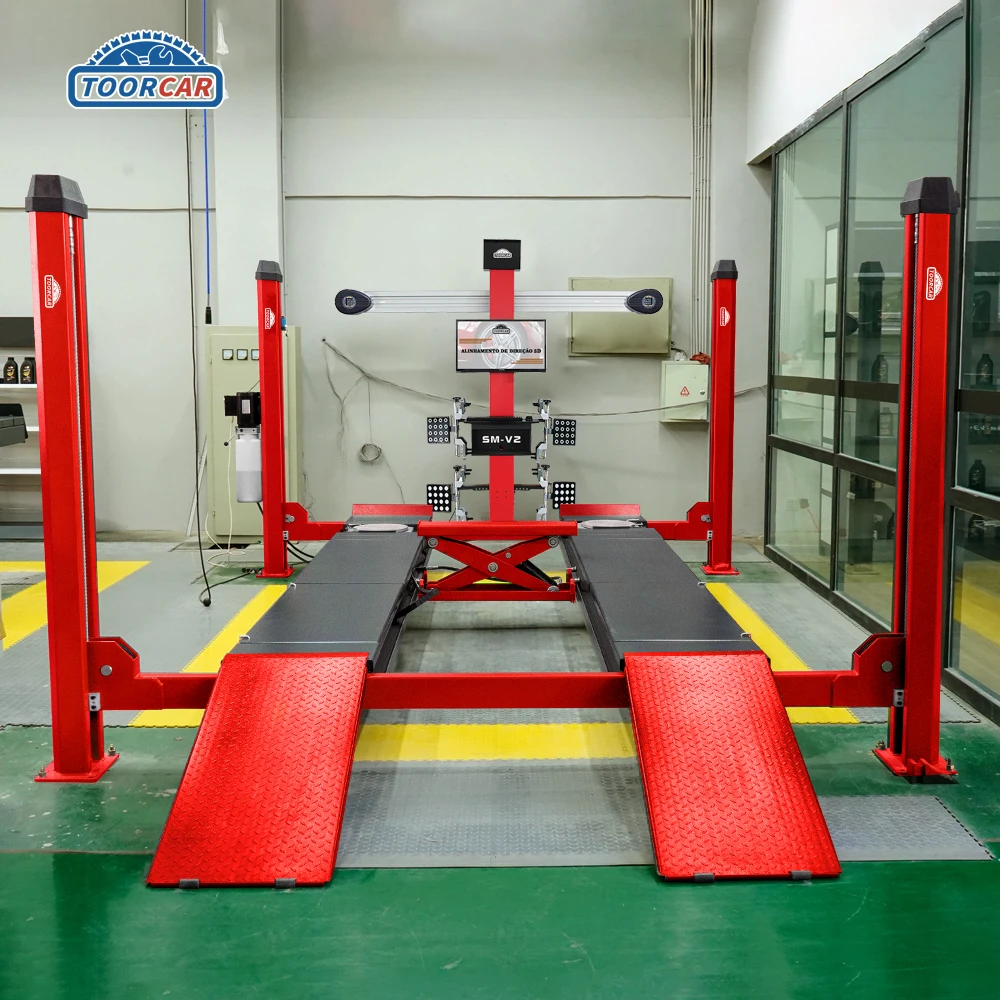 Sunmo Customized High quality Automotive Four Post Car Lift with CE certified