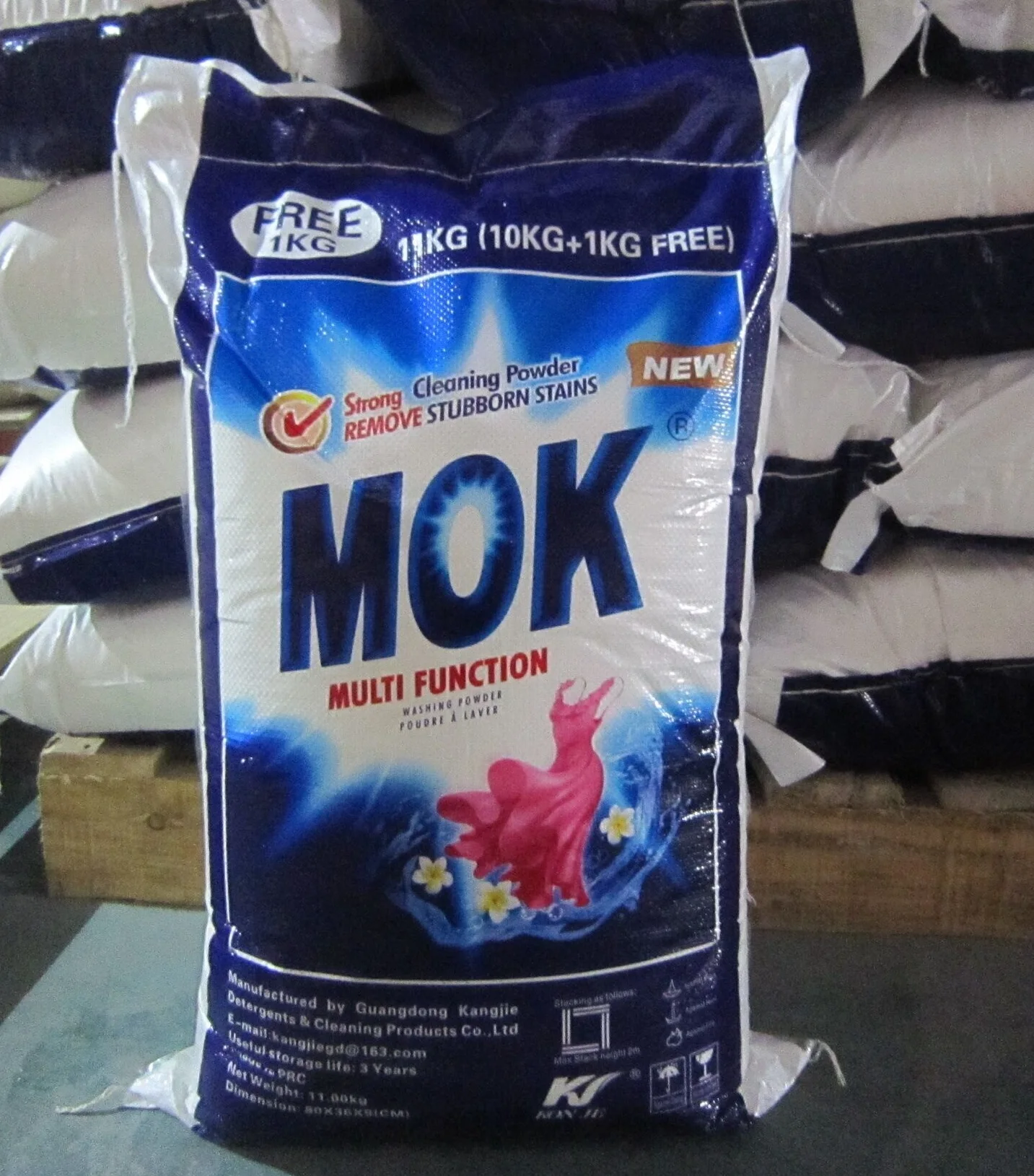 industrial salt for MOK detergent powder detergent powder supplier bulk ashing powder detergent laundry