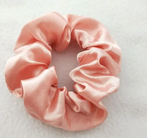 Scrunchies Ties Bulk Satin Women Elastic Wholesale Cheap Fabric Ponytail Hair Scrunchies