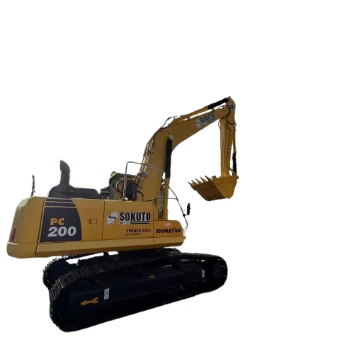 Japanese Excavator Komatsu PC200 Crawler Excavator 20 Ton Komatsu PC200 90% New Hot Sale  Excavator for Wholesale