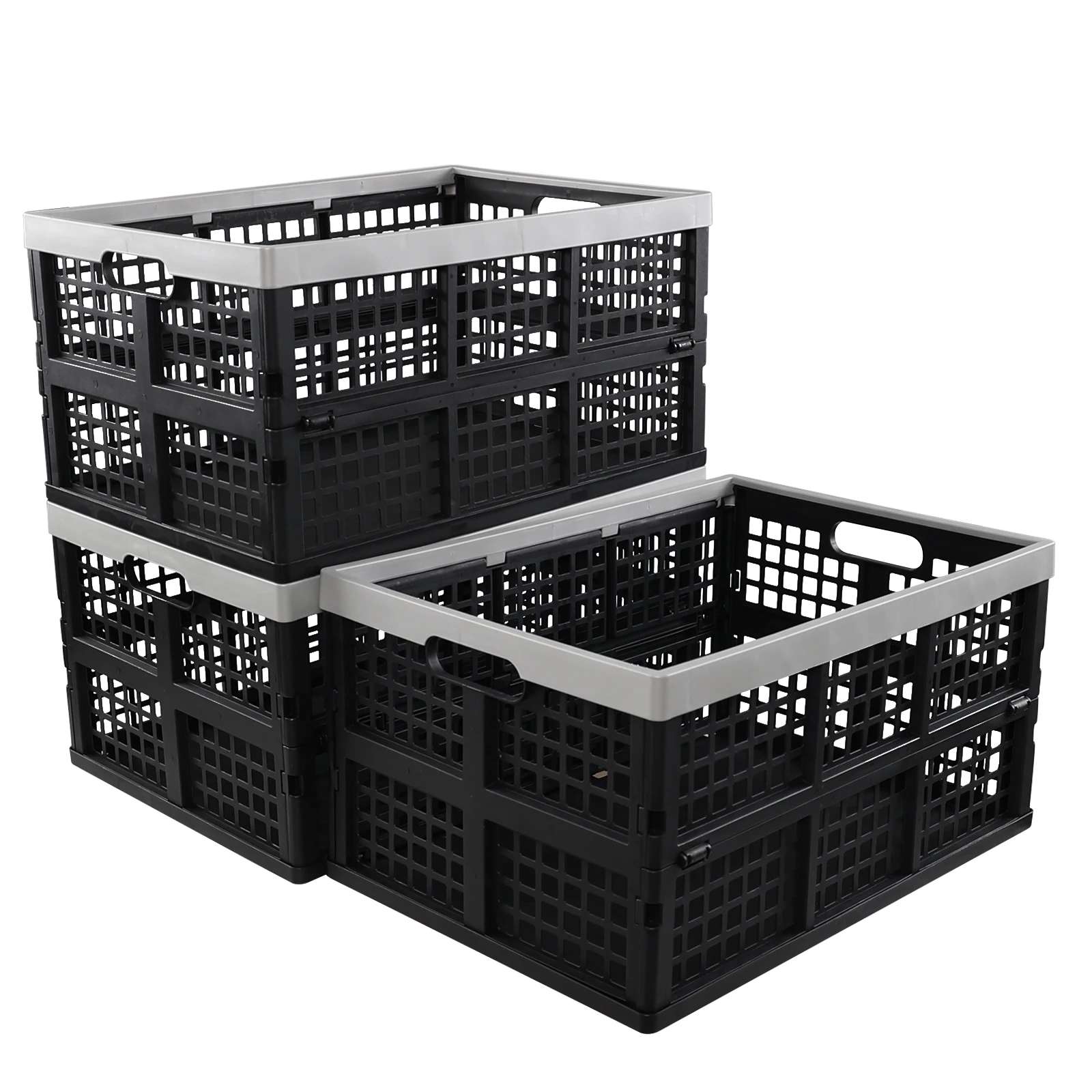 Hollow Folding Storage Box Household Books Retail Sundries Plastic Basket Sorting Box Industrial Stackable Turnover Box