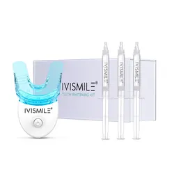 IVISMILE Oral Care Dental Bleaching Kit 10Mins Device 35% Teeth Whitening Peroxide Gel Kit