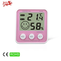 LCD Digital Indoor Multi Comfort level Hygrometer Humidity Thermometer Meter