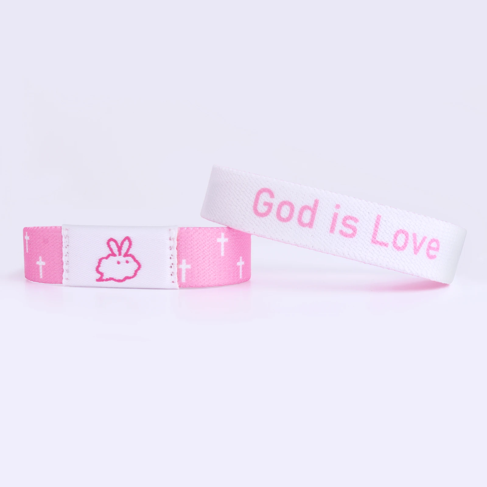 Pink Color Bible Verse God Is Love Christian Smart Nfc Code Gods Is Greater Than The Highs And Lows Jesus Bulk Bracelets
