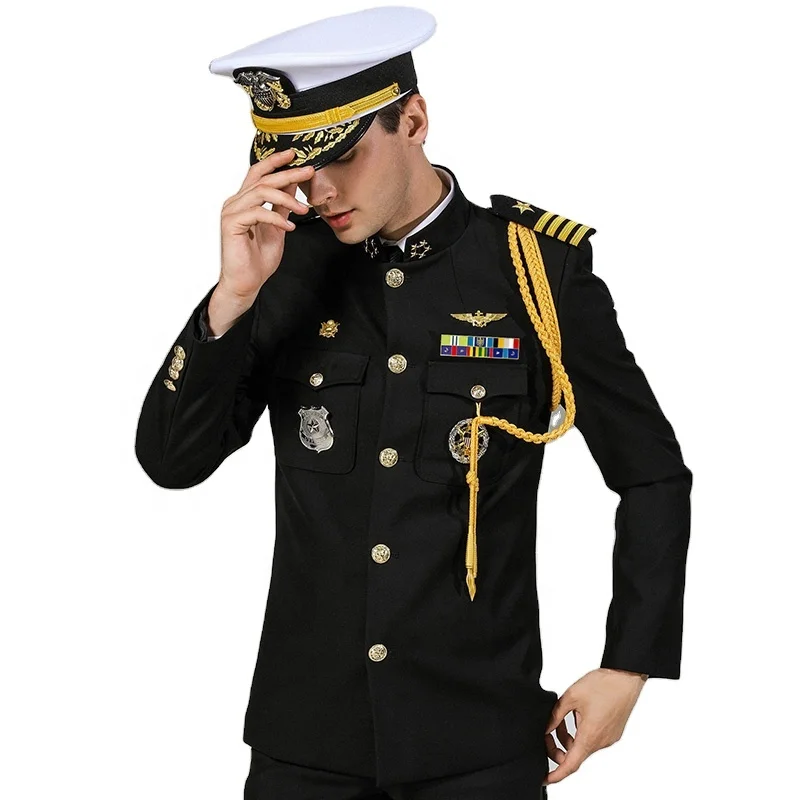 US Style Officer Dress United States Officer Uniform Merchant Captain Uniform
