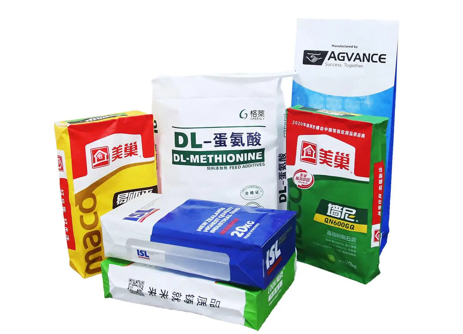 Customize Design Full-Color Printed Polypropylene Packaging for Seeds 25kg-50kg AD Star Bag for seeds and animal food