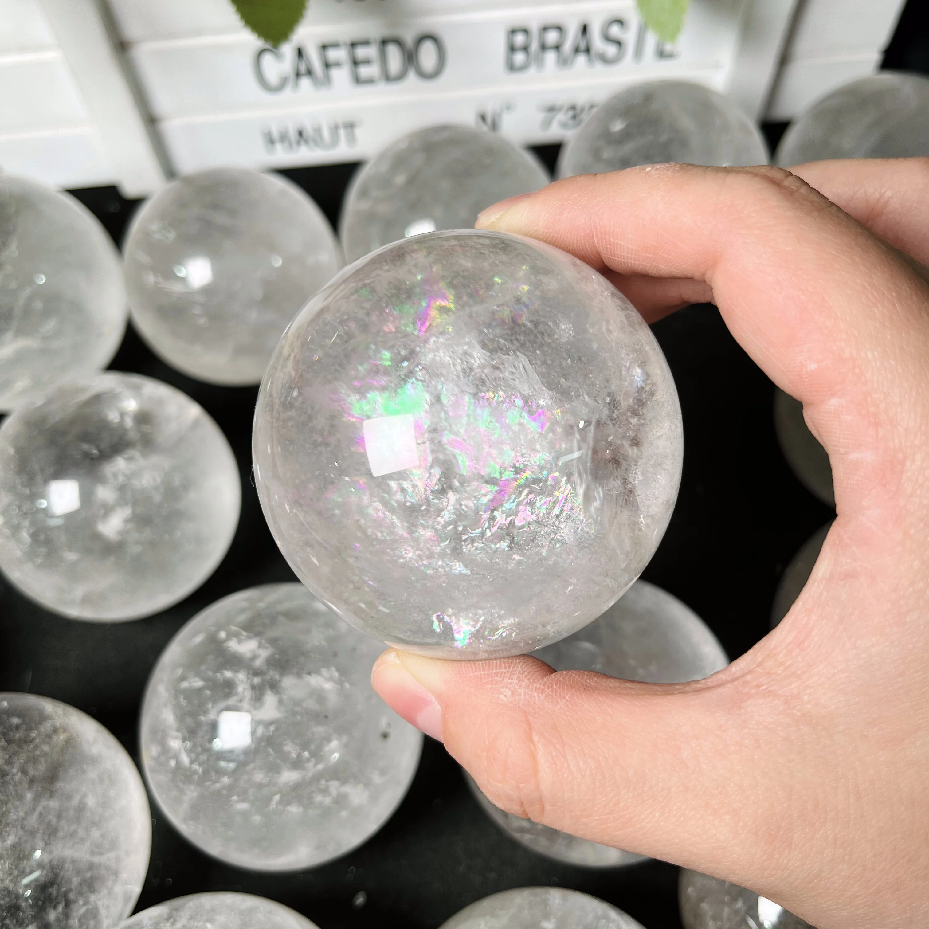 High Quality Natural Stone Large Crystal Sphere Clear Quartz Crystal Sphere Balls for Home Decor and Meditation