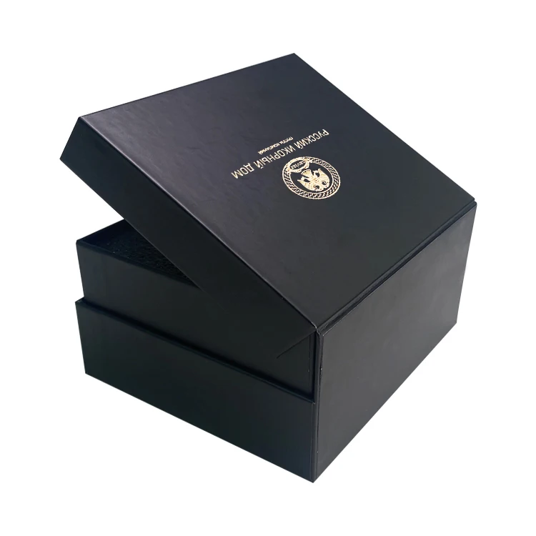 Custom logo magnetic caviar gift packaging box for wholesale