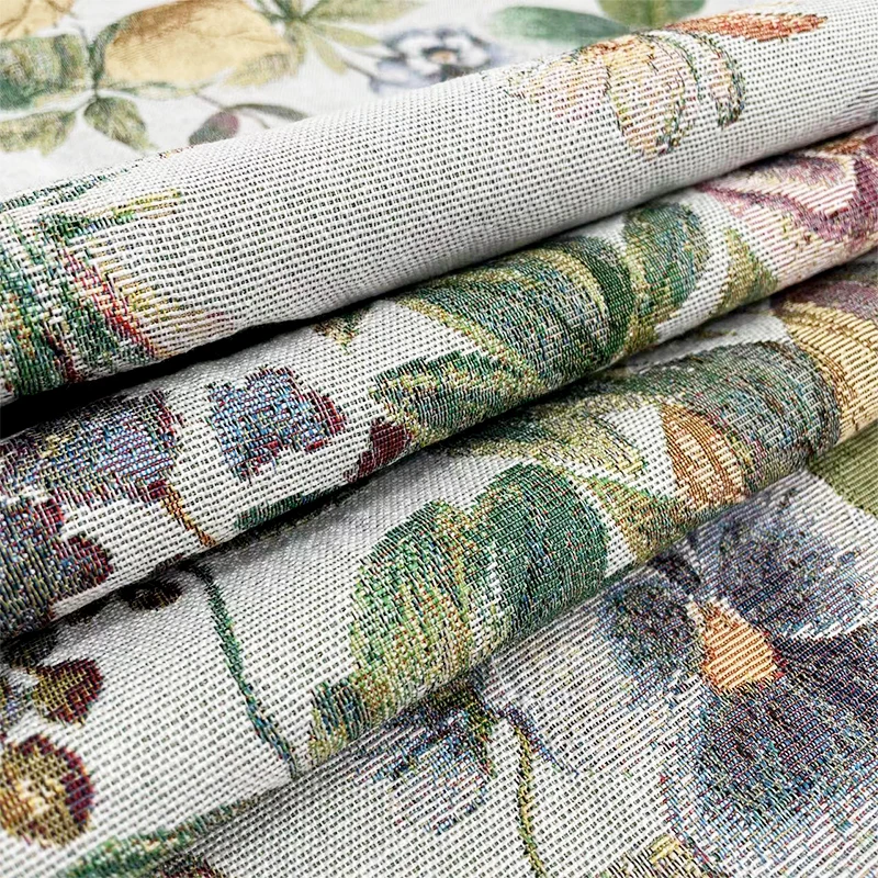 Гобеленовая обивочная ткань жаккардовая для одежды