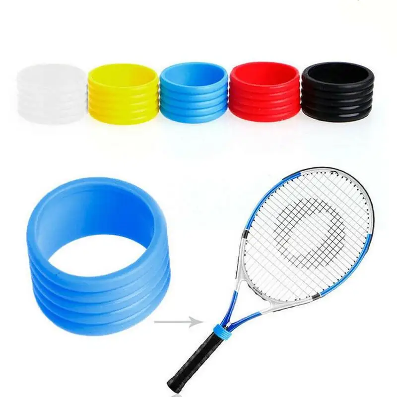 Universal Silicone Custom Tennis Grip Ring Tennis Racket Over Grip Tennis Racket Grip Tape Ring