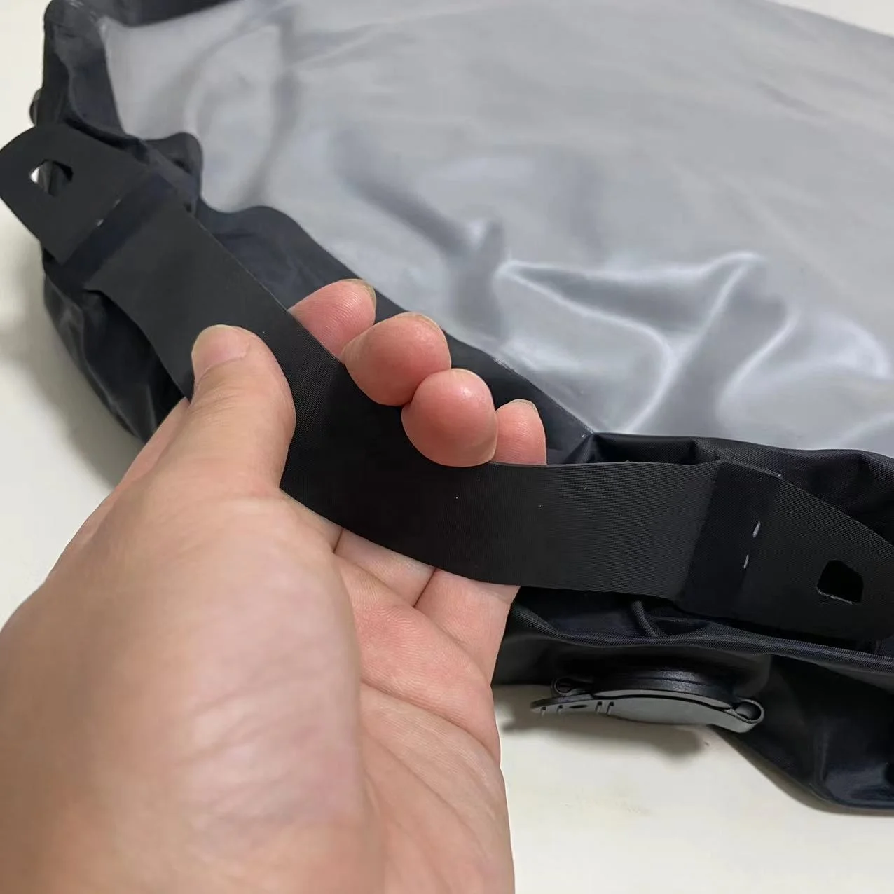 TOPAZ Customize Airtight Vacuum Storage Bag TPU Vacuum Travel Bag Airtight Cubic Bag Hypalon Fabric