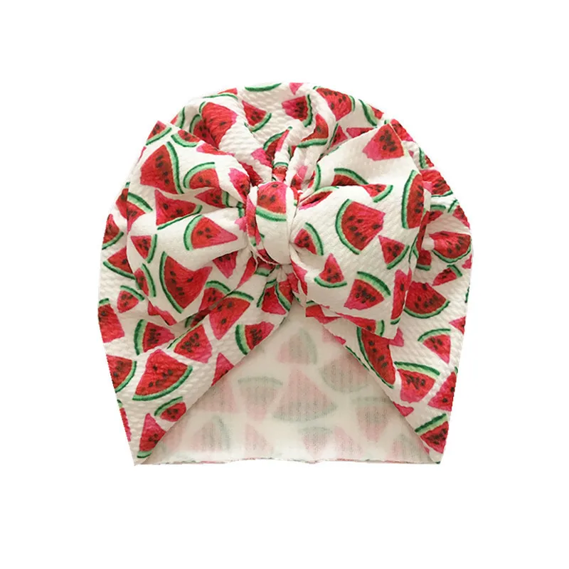 
Wholesale floral print Cute Newborn Baby Hat Toddler Kids Baby Boy Girl Turban Cotton Beanie 