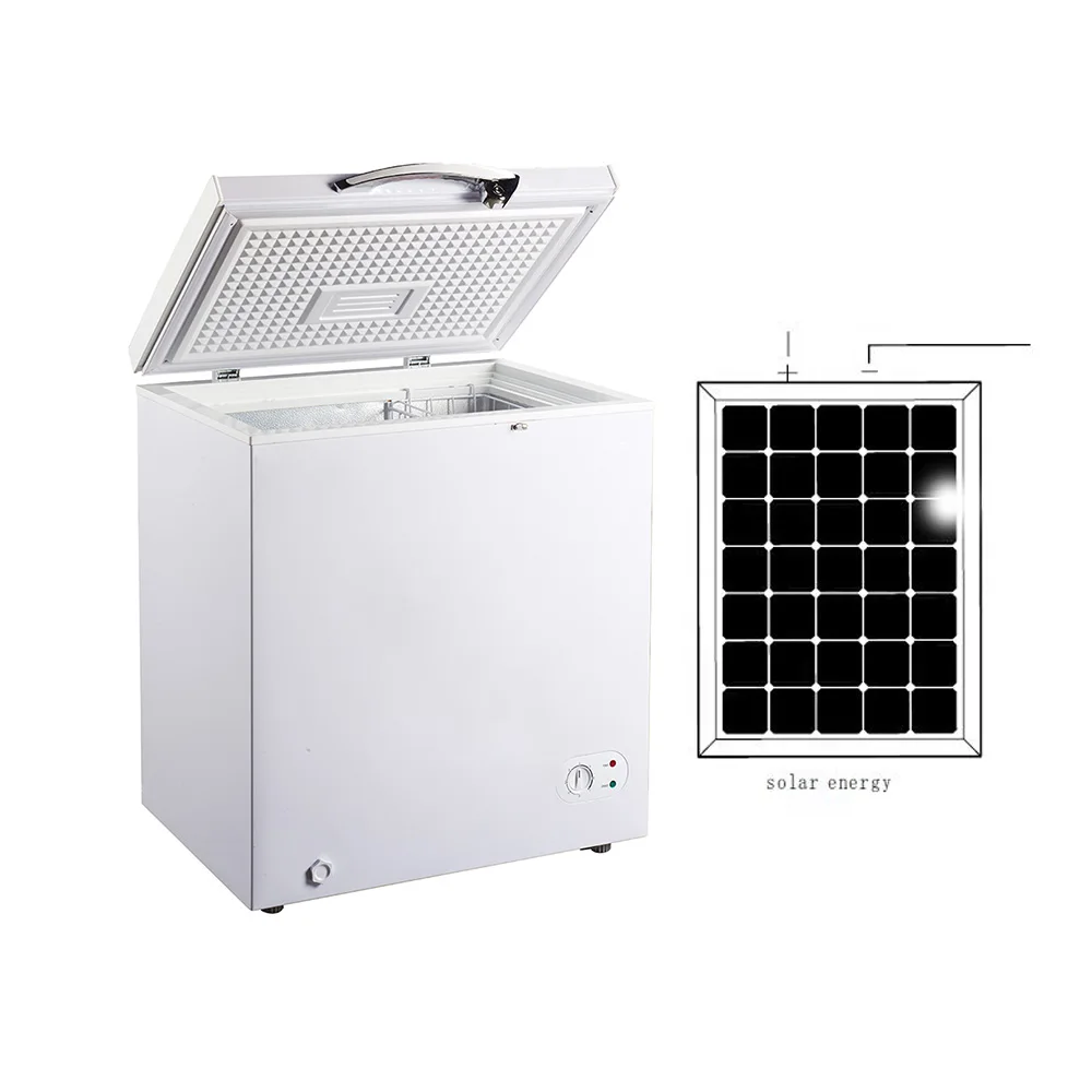 158L Factory Direct Efficient Compressor Freezer 12V Dc Solar Freezer