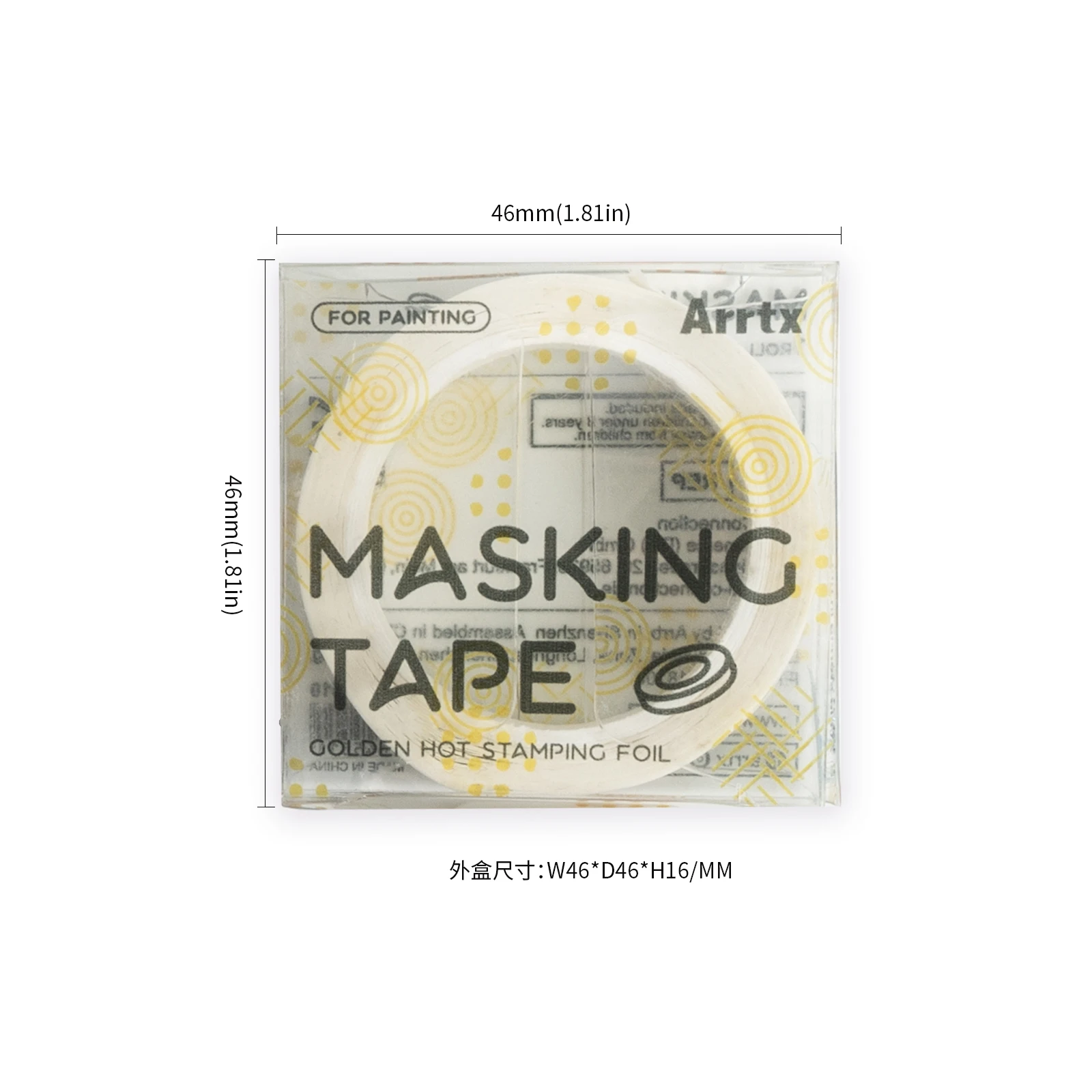Arrtx Masking Washi Tape DIY Masking Tape For Stickers Scrapbooking School Stationery Tape
