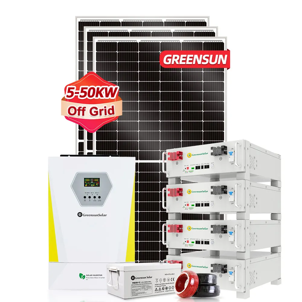 3kw 5kw pure sine wave off grid 10kw inverter off grid solar power generator system for home system