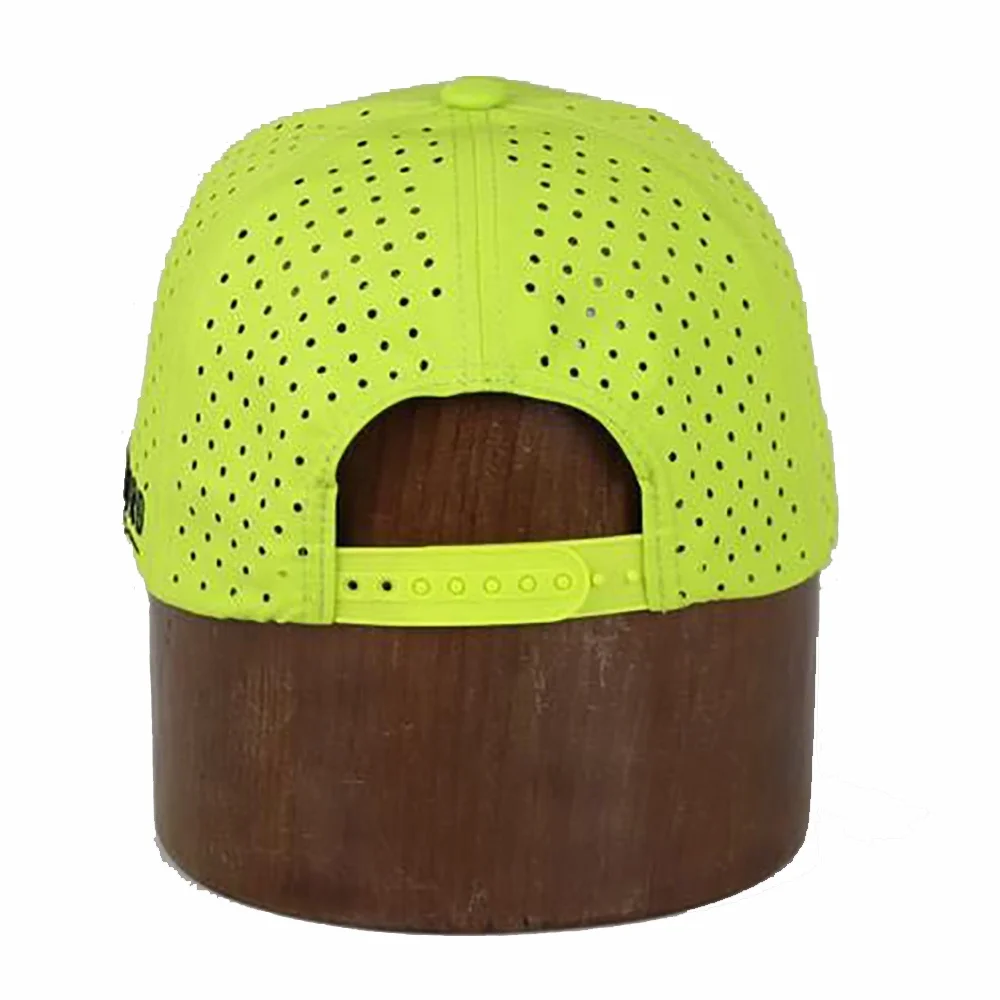 5 panel quick dry fit dryfit mens hydro waterproof performance laser holes polyester perforated golf baseball cap hat caps hats