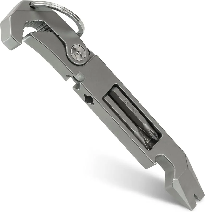 Многофункциональный титановый набор EDC Ti Pry Bar с открывалкой для бутылок гаечным ключом отверткой наружного использования аксессуары кемпинга