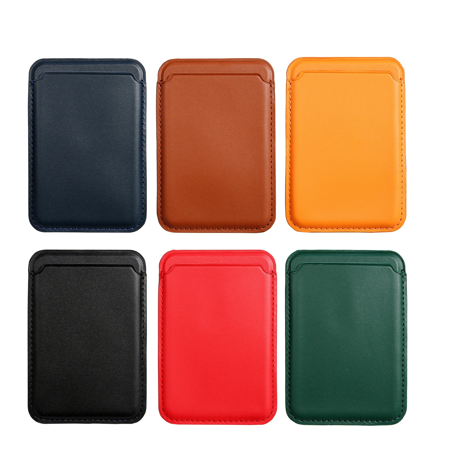 6 For 2023 Wholesale Premium magnet Leather Wallet With Mobile Phone Card Holder Magnetic Wallet for iPhone 14 13 pro max